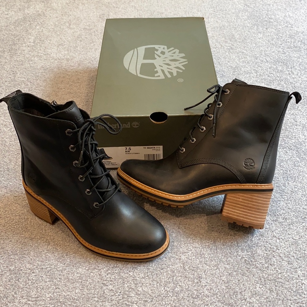 Timberland Siena High Zip Leather Waterproof Boot